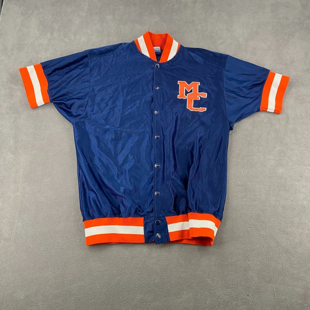 Vtg 80s Marshall County High School Basketball Jacket Sz 40 Russell Athletic